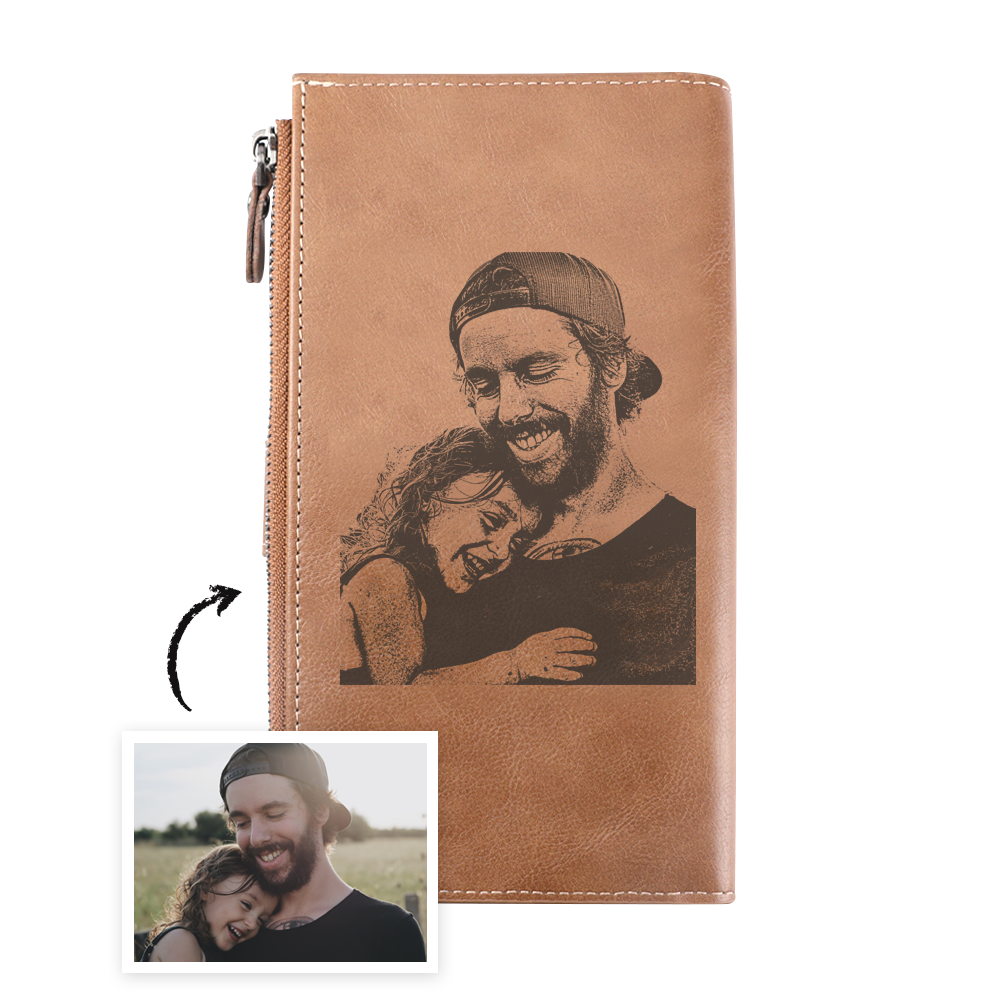 Bifold Custom Photo Wallet Long Style