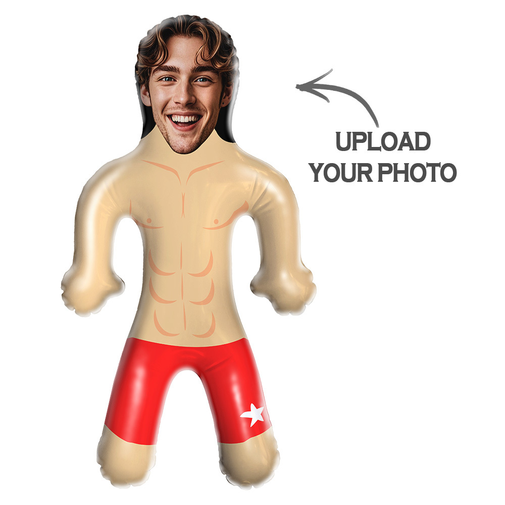 Custom Blow Up Dolls Funny Pool Inflatable Minime Balloon Custom Face Air Minime for Party Favors - auphotoblanket