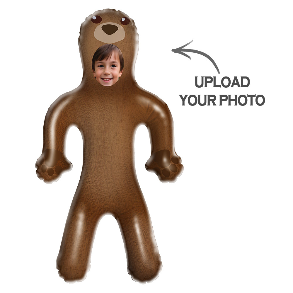 Custom Inflatable Minime Cute Bear Balloon For Kids Personalized Air Minime Doll - auphotoblanket