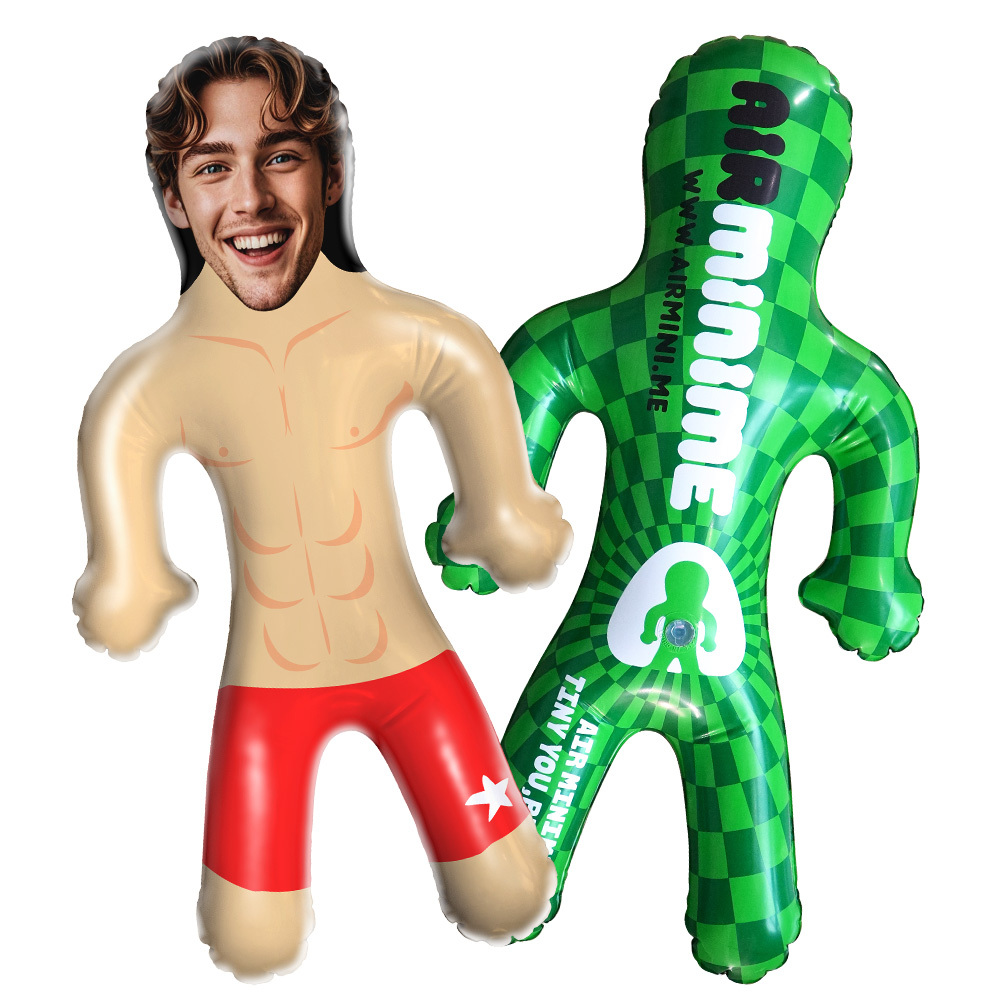 Custom Blow Up Dolls Funny Pool Inflatable Minime Balloon Custom Face Air Minime for Party Favors - auphotoblanket