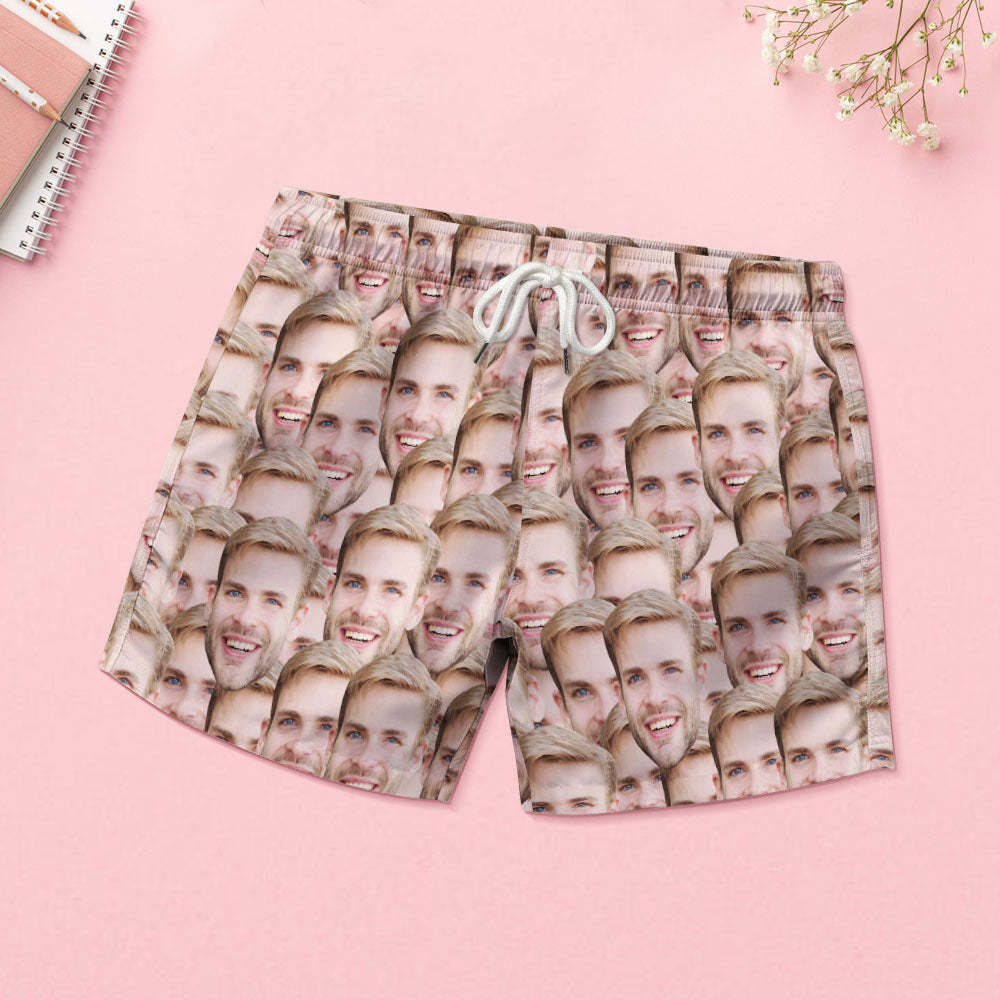 Custom Face Pajamas Mash Face Women Short Pajama Set Gift for Her - auphotoblanket