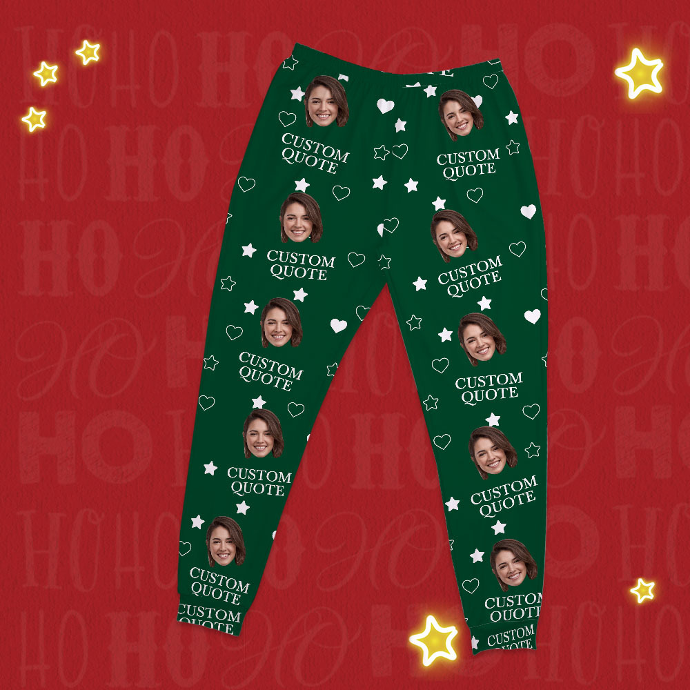 Custom Photo Funny I Love My Lover - Personalized Pajama Pants