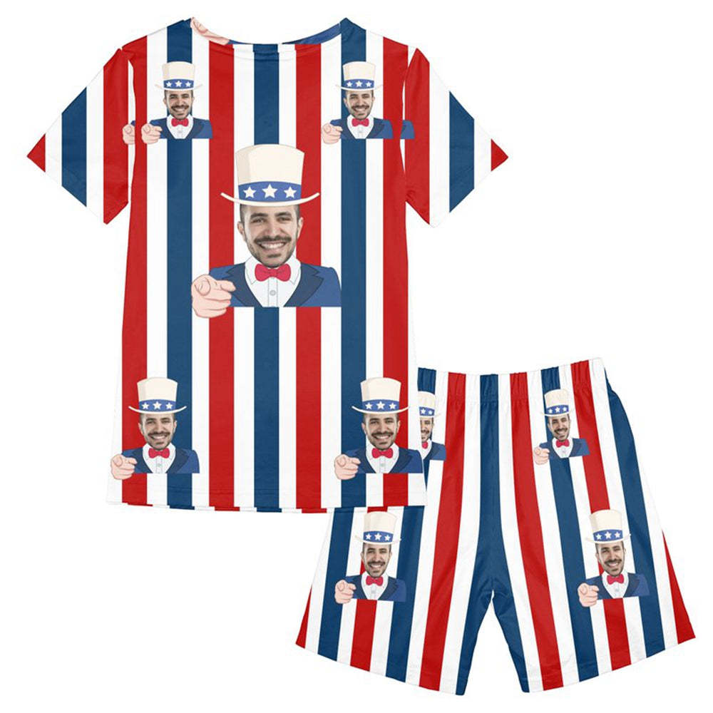 Custom Face Pajamas I Want You Short Pajama Set Gift for Women - auphotoblanket