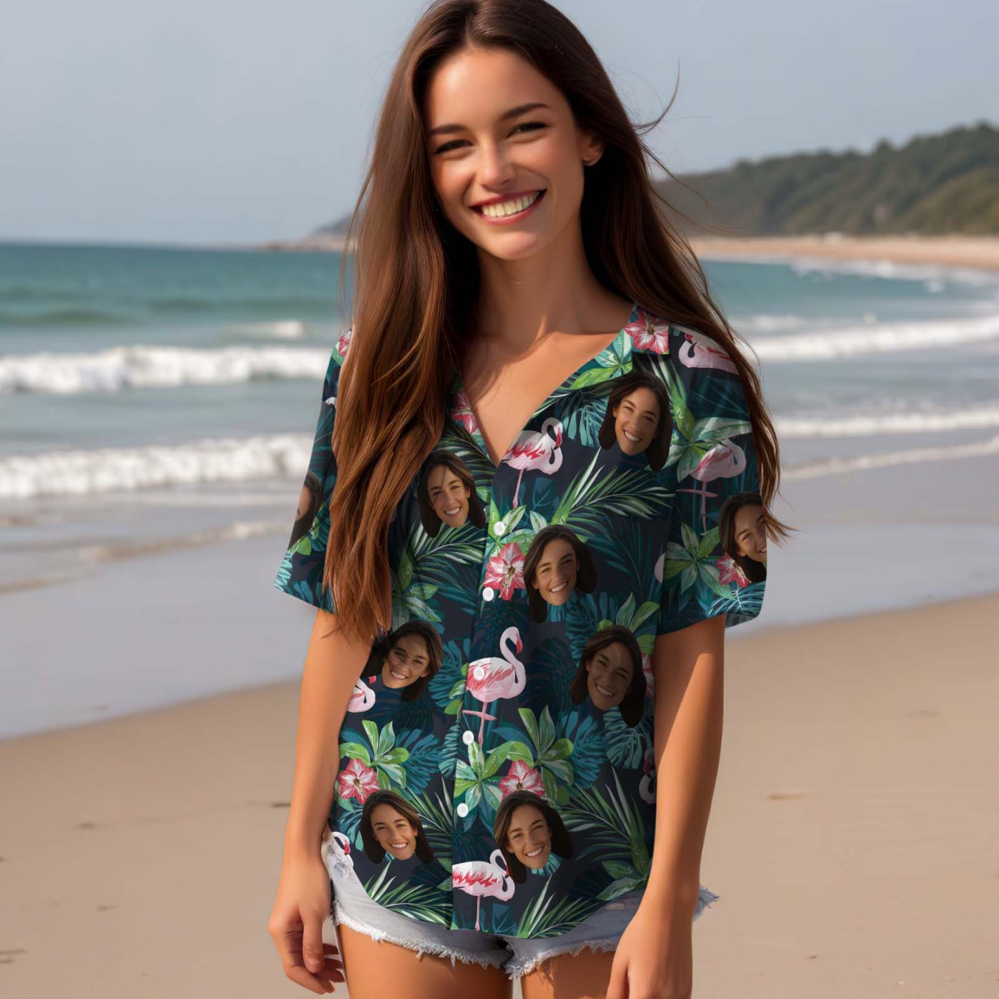 Birdsong Paradise - Custom Women Hawaiian Shirt - auphotoblanket