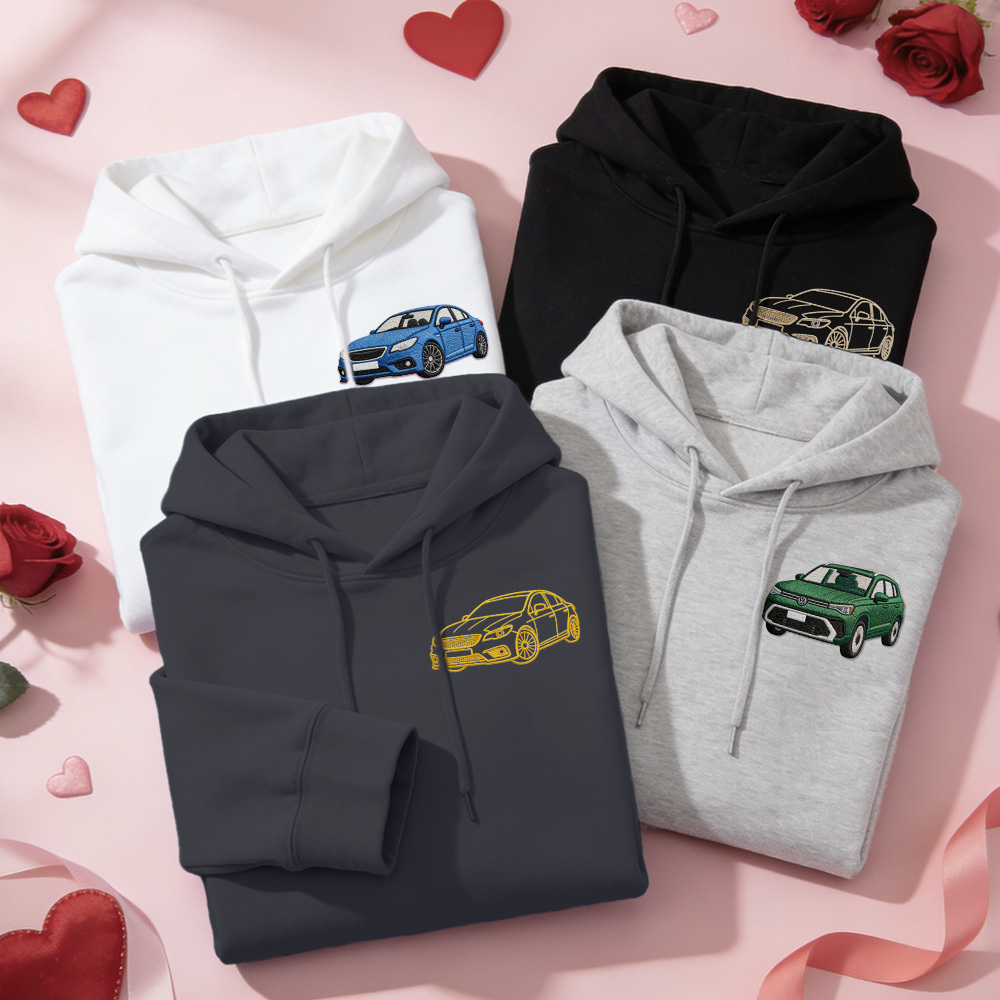 Customized Car Craft Hoodies, Car Enthusiast Gifts - auphotoblanket