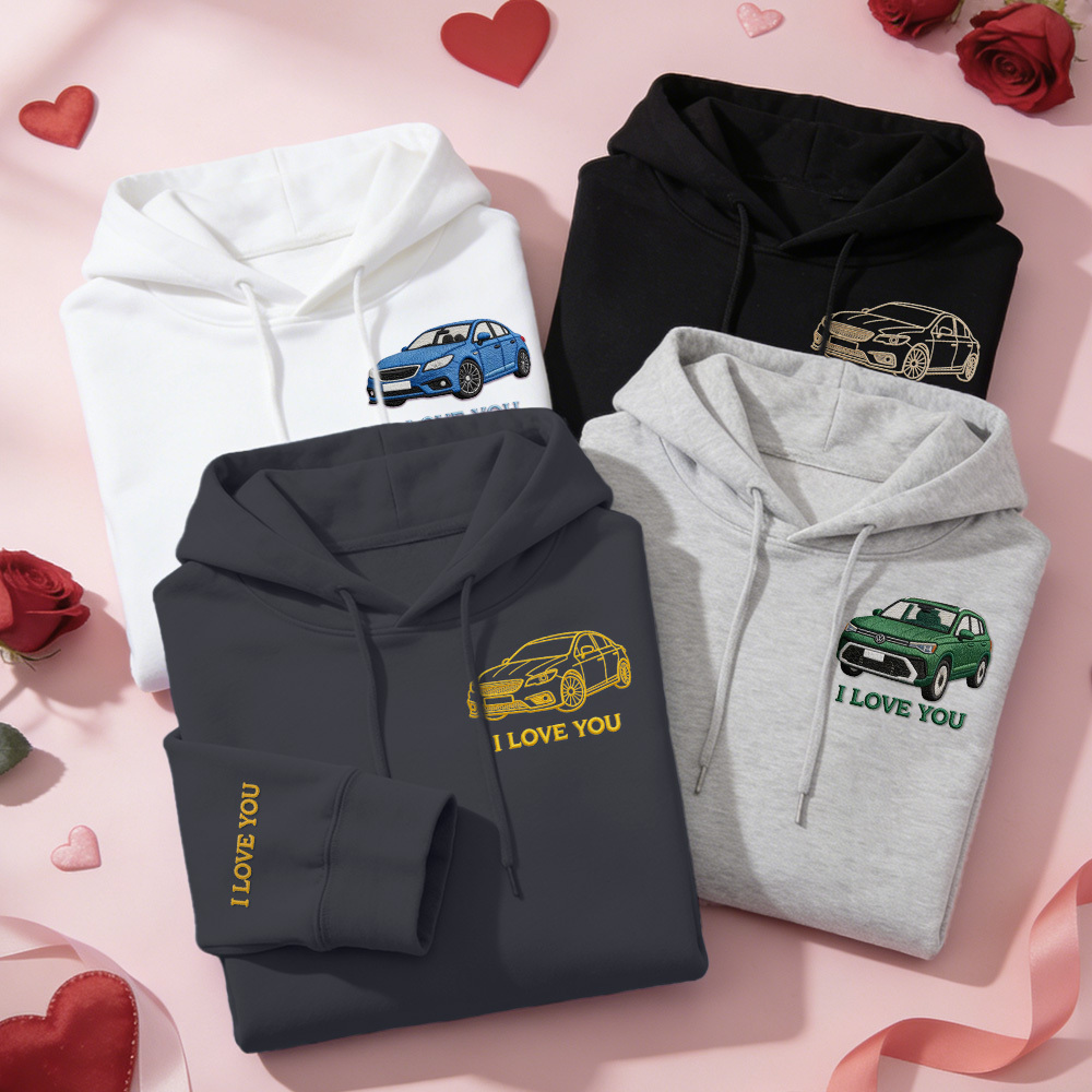 Customized Car Craft Hoodies, Car Enthusiast Gifts - auphotoblanket