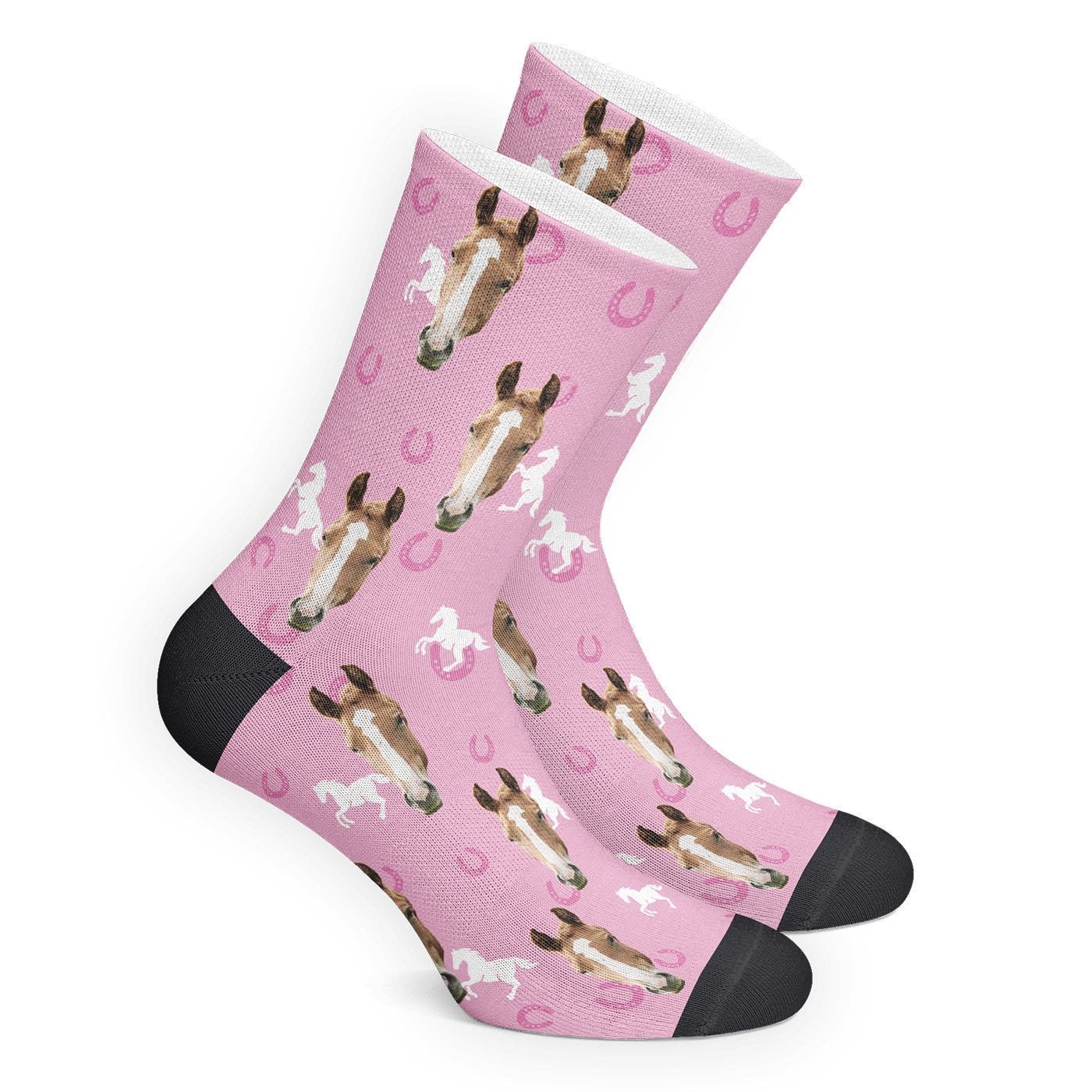 Custom Horse Socks - Getphotoblanket