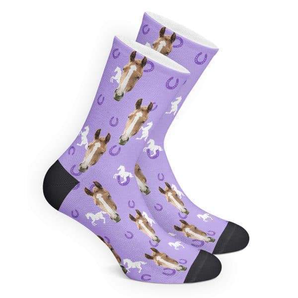 Custom Horse Socks - Getphotoblanket