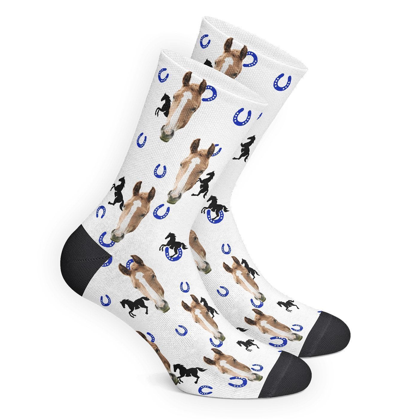 Custom Horse Socks - Getphotoblanket