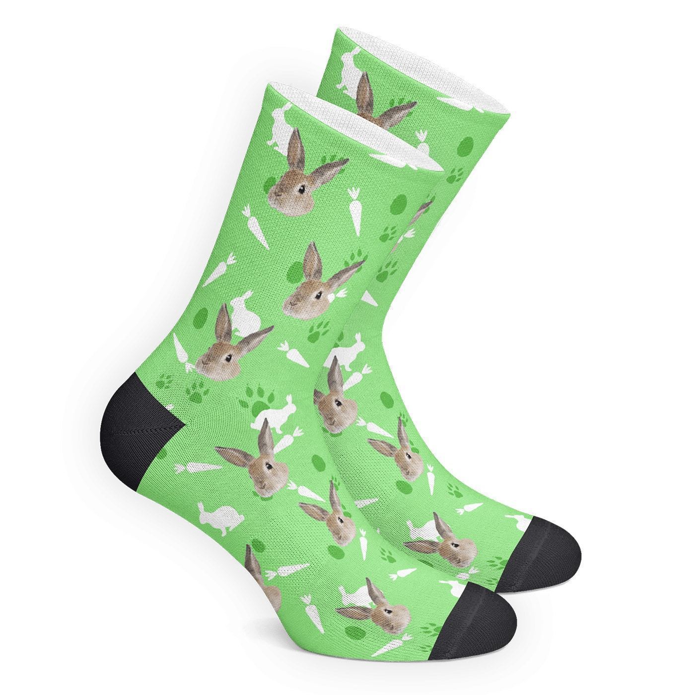 Custom Bunny Socks - Getphotoblanket