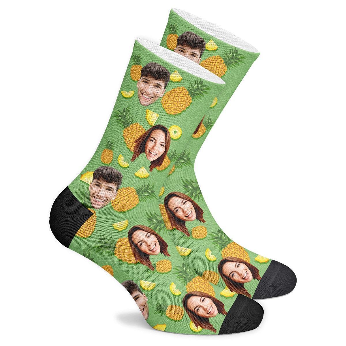 Custom Pineapple Socks - Getphotoblanket