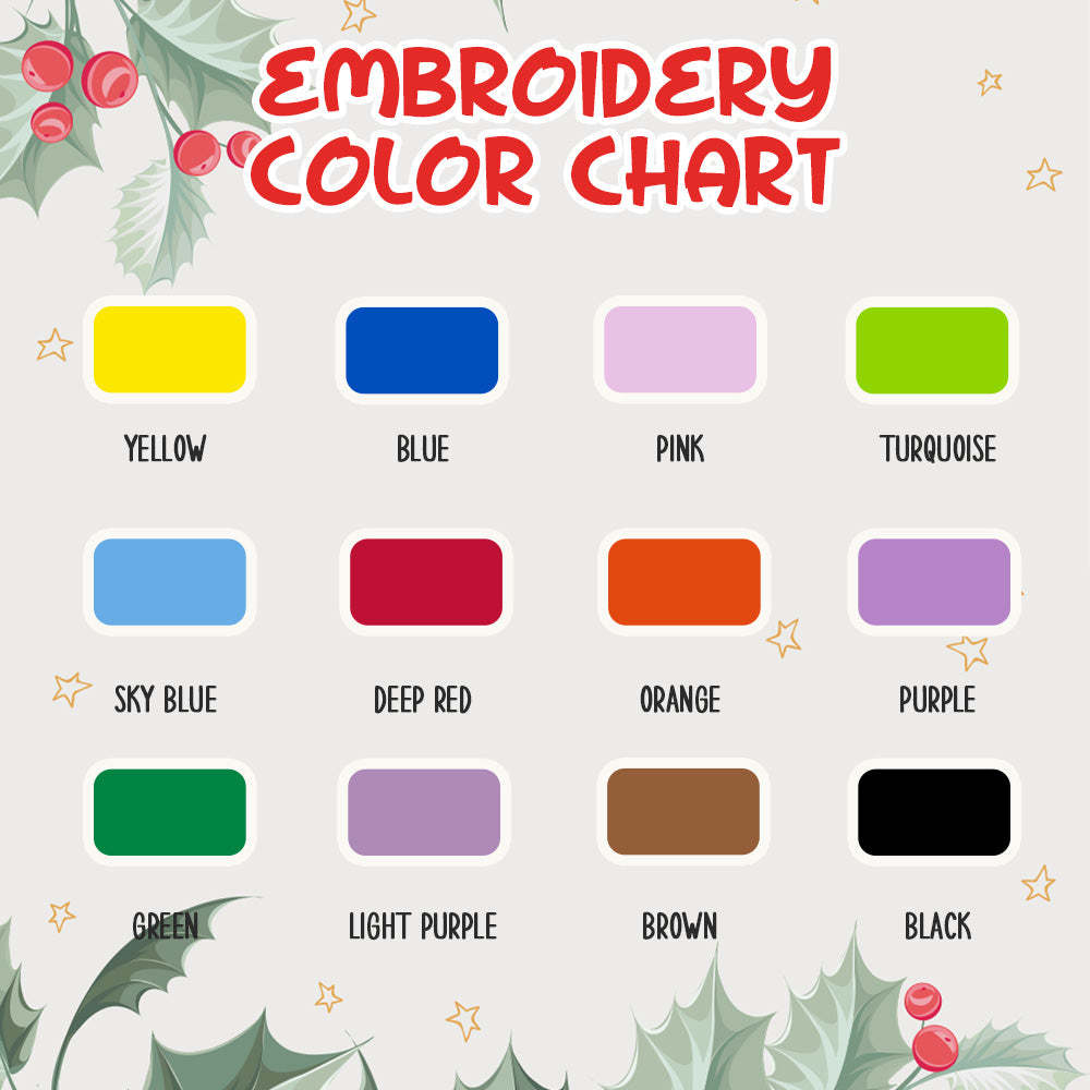 Personalized Christmas Stocking with Name Embroidery Christmas Stockings Gift for Family - auphotoblanket