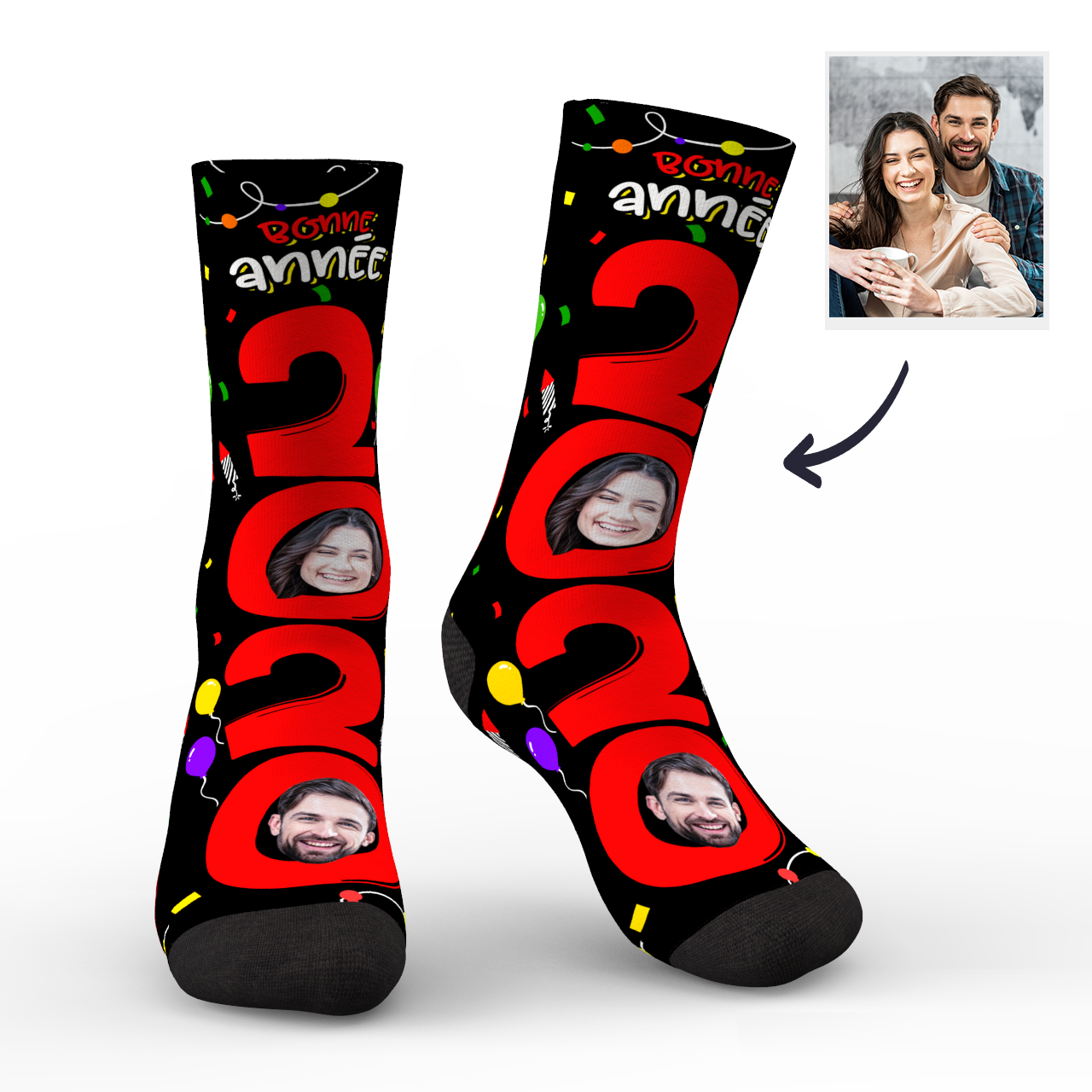 Face on Socks 2020 bonne annie