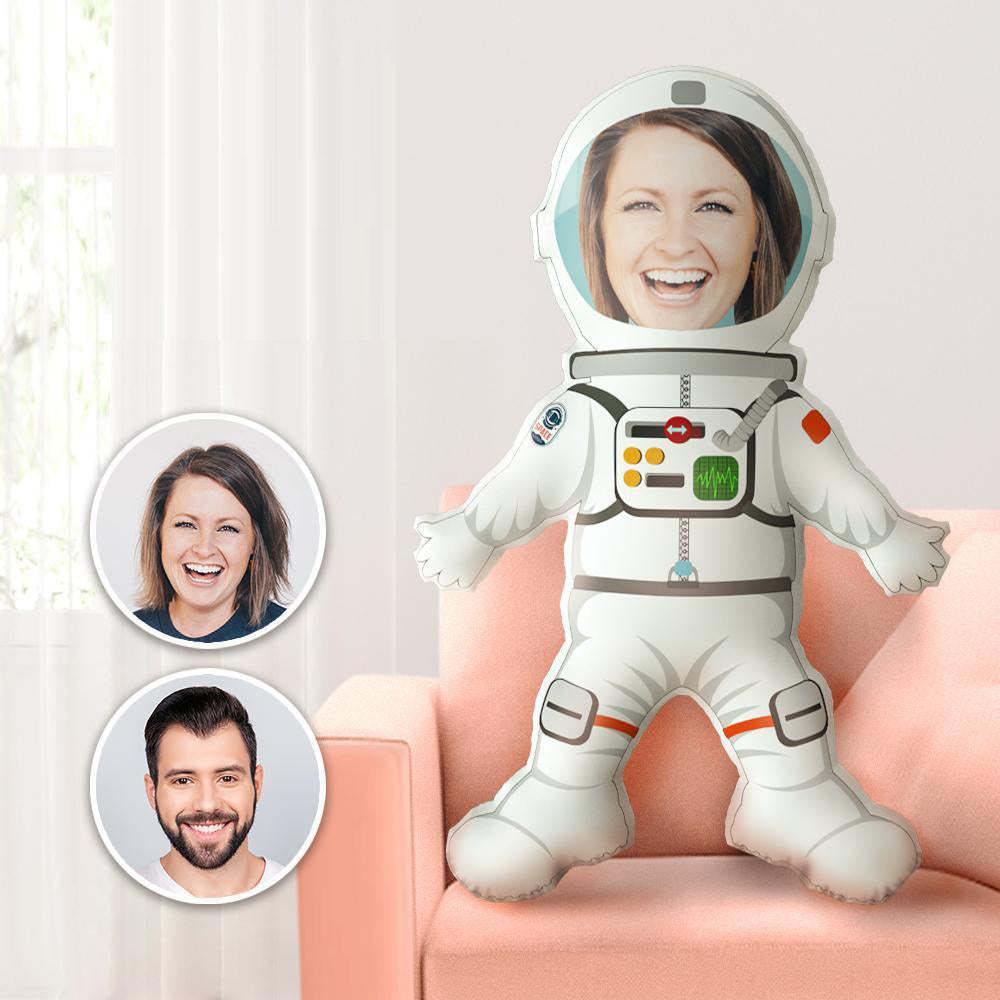 My Face Pillow Custom Body Personalised Photo Doll Gift Astronaut Toy