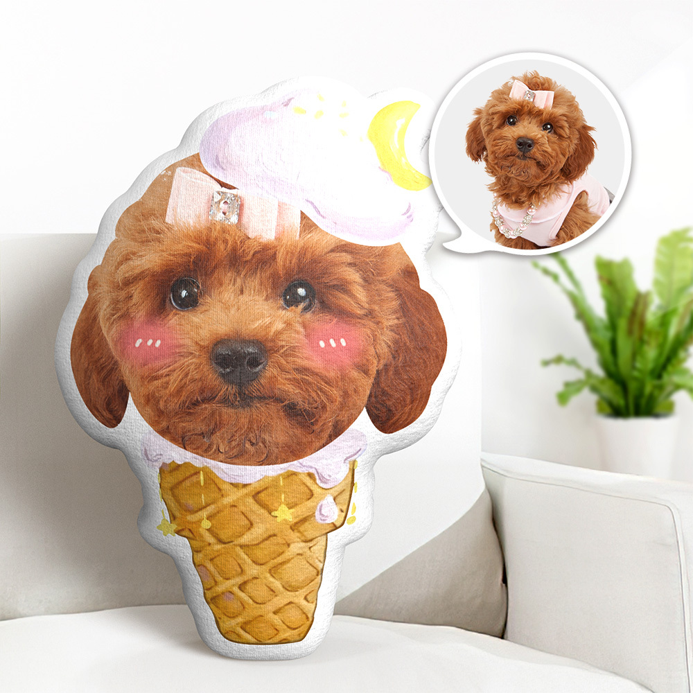 Personalized Unique Gift Idea Plush Pillow - Fun Animal Character Pillow for Pet Lovers - auphotoblanket