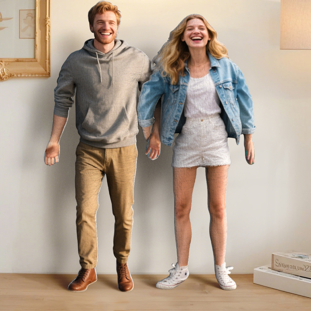 Custom Mini Me Doll with Full Body Photo  Flexible Arms & Legs Funny Gag Gift - auphotoblanket