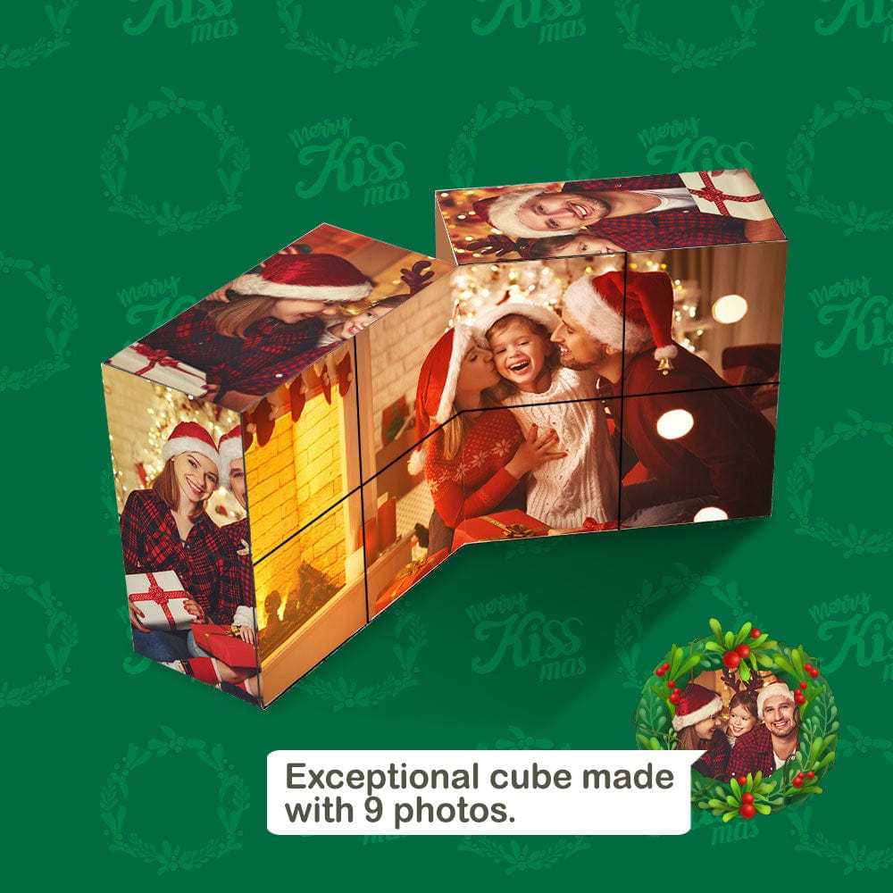 Magic Photo Cube Foldable Picture Cube Christmas Gift For Couple - auphotoblanket