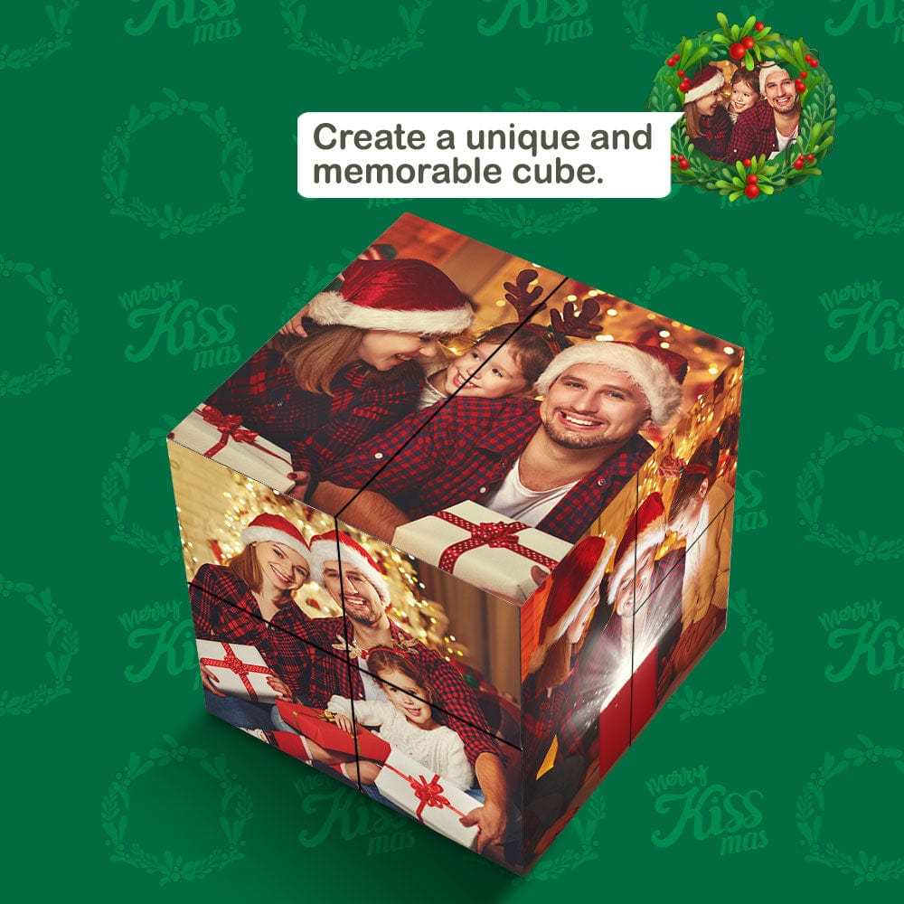 Magic Photo Cube Foldable Picture Cube Christmas Gift For Couple - auphotoblanket