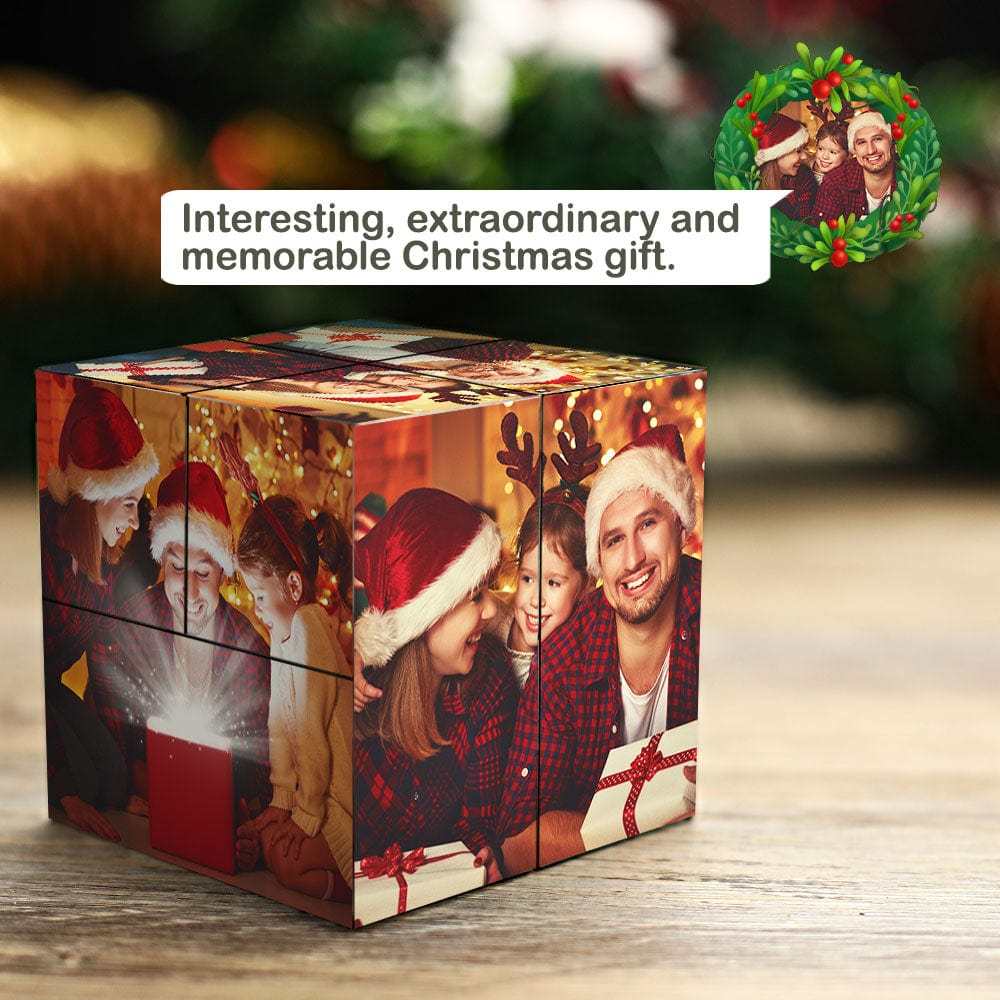 Magic Photo Cube Foldable Picture Cube Christmas Gift For Couple - auphotoblanket