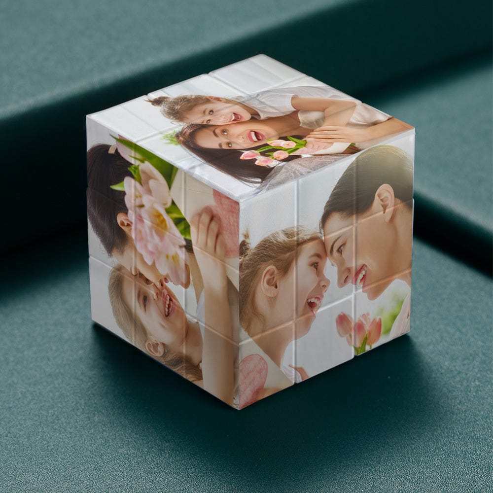 Mother's Day Gift Customized Photo Rubic's Cube Gift For Mother - auphotoblanket
