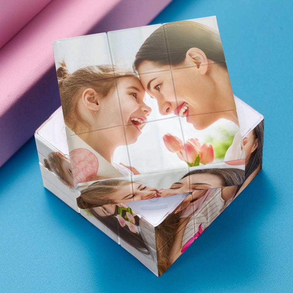 Mother's Day Gift Customized Photo Rubic's Cube Gift For Mother - auphotoblanket