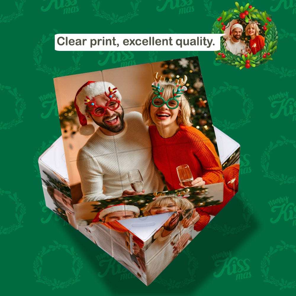 Christmas Gifts Photo Rubic's Cube Custom Photo Cube Gifts For Couples - auphotoblanket
