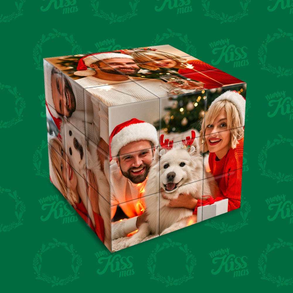 Christmas Gifts Photo Rubic's Cube Custom Photo Cube Gifts For Couples - auphotoblanket