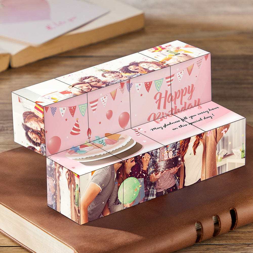 Custom Rubic's Cube Infinity Photo Cube Home Decoration To My Wife - auphotoblanket
