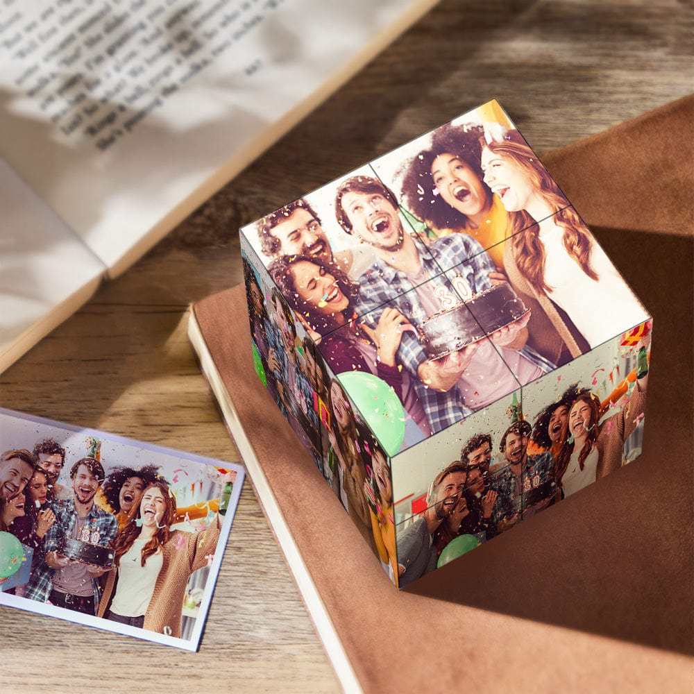 Custom Rubic's Cube Infinity Photo Cube Home Decoration To My Wife - auphotoblanket