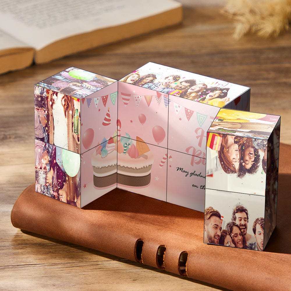 Custom Rubic's Cube Infinity Photo Cube Home Decoration To My Wife - auphotoblanket