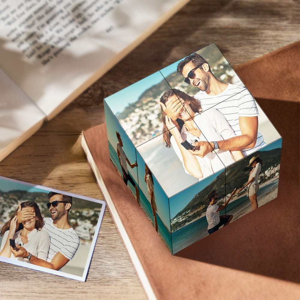 Custom Rubic's Cube Infinity Photo Cube Home Decoration To My Wife - auphotoblanket