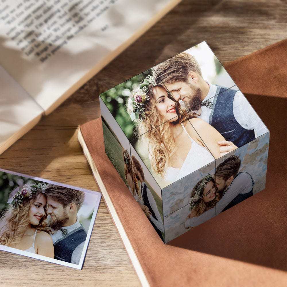 Custom Rubic's Cube Infinity Photo Cube Home Decoration To My Wife - auphotoblanket
