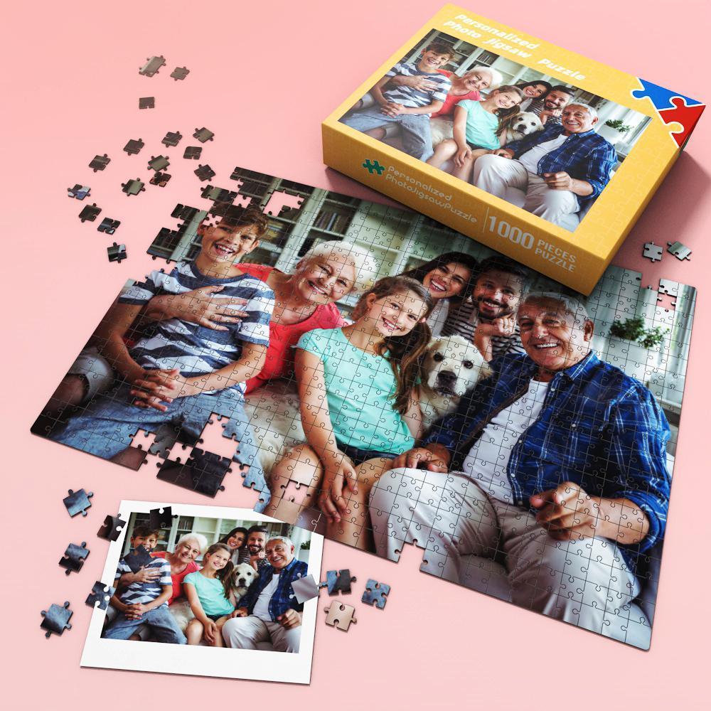 Custom Photo Jigsaw Puzzle Happy  300-1000 Pieces