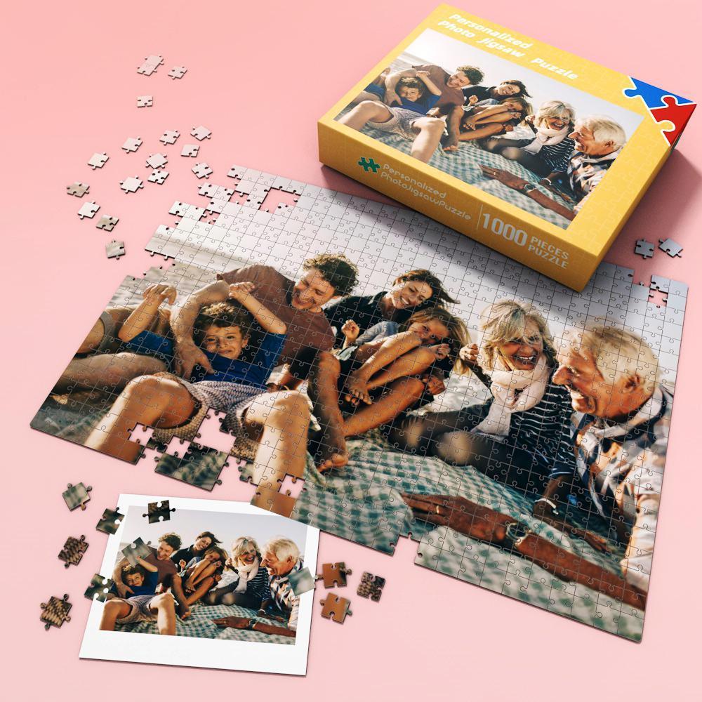 Custom Photo Jigsaw Puzzle Happy  300-1000 Pieces