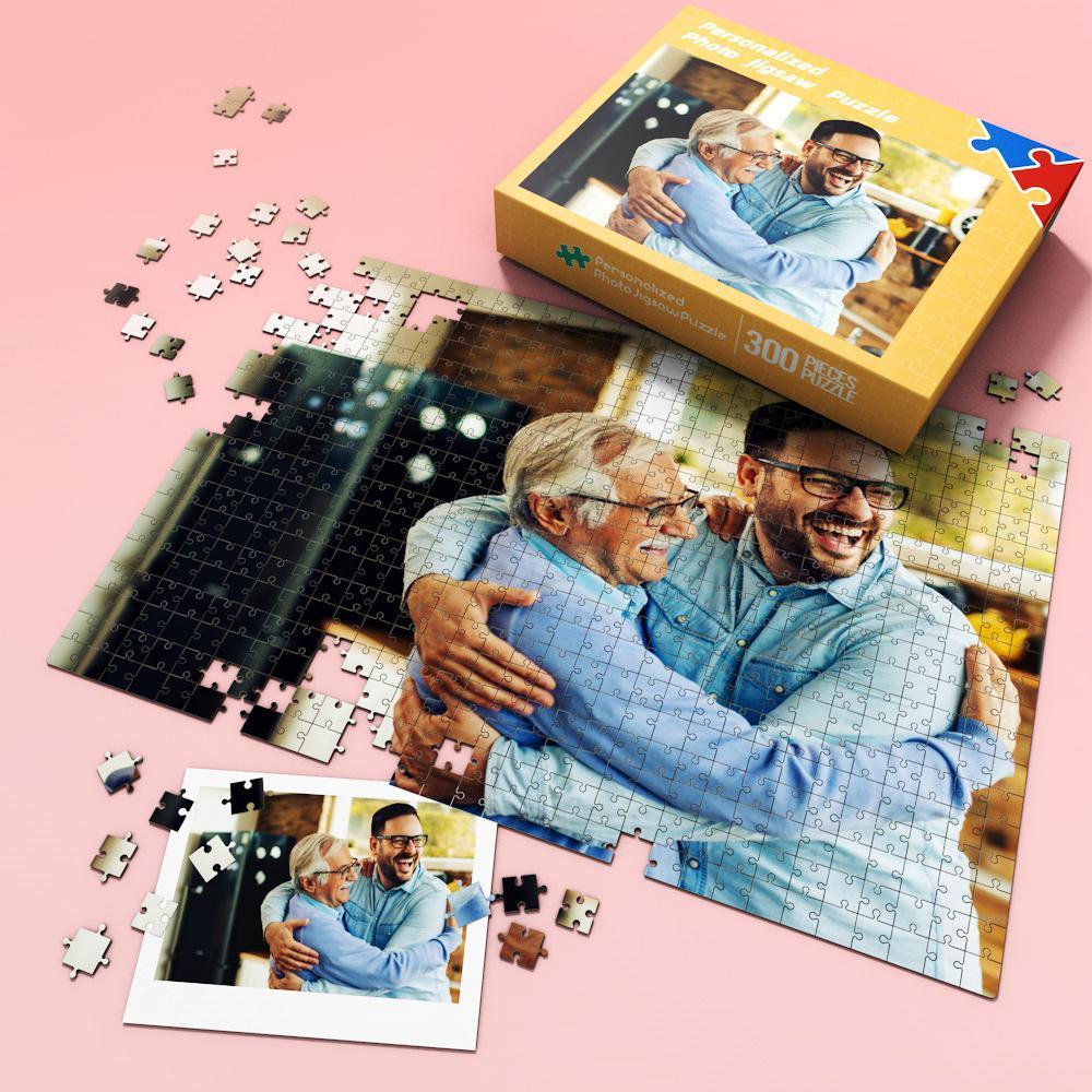 Custom Photo Jigsaw Puzzle Happy  300-1000 Pieces