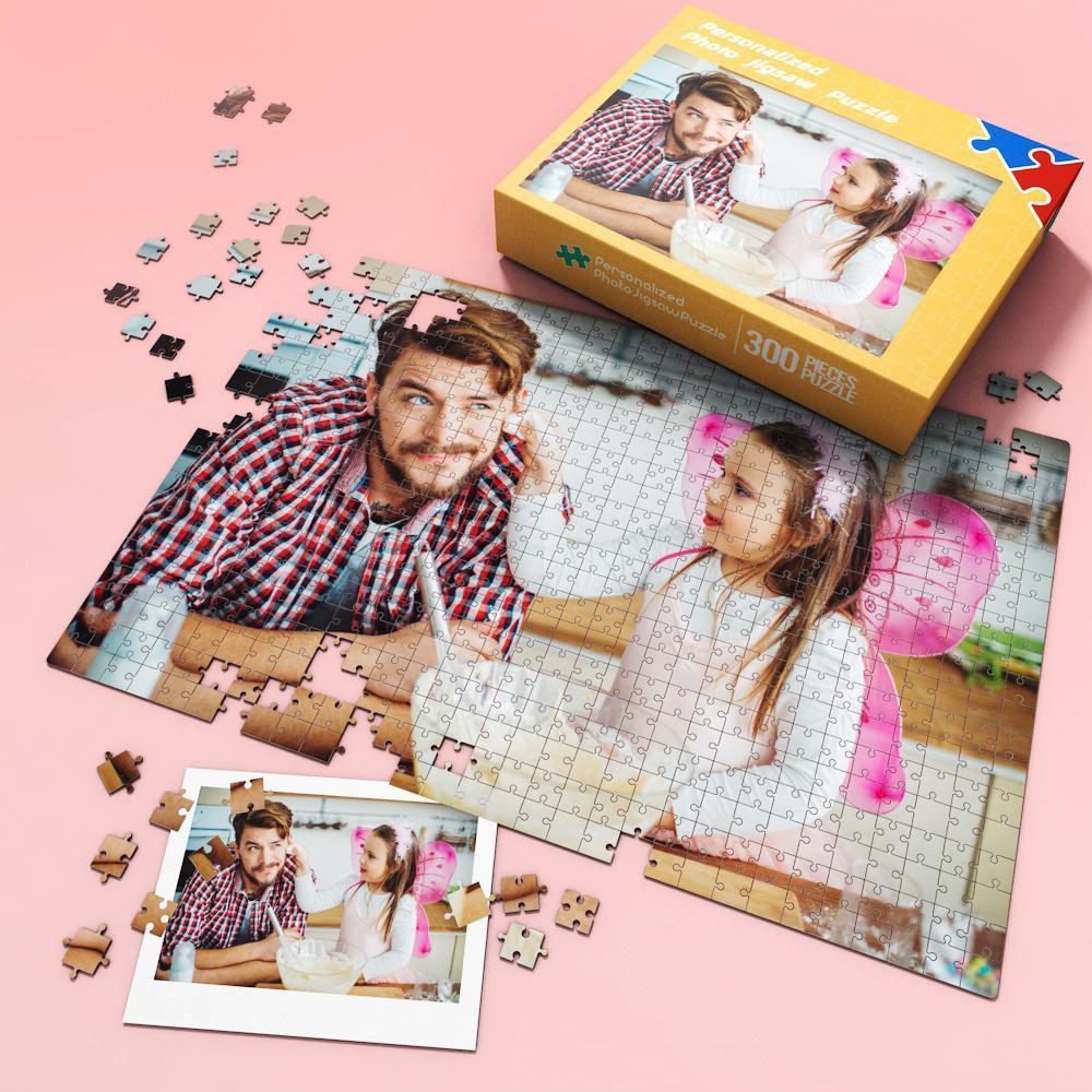 Custom Photo Jigsaw Puzzle Happy  300-1000 Pieces