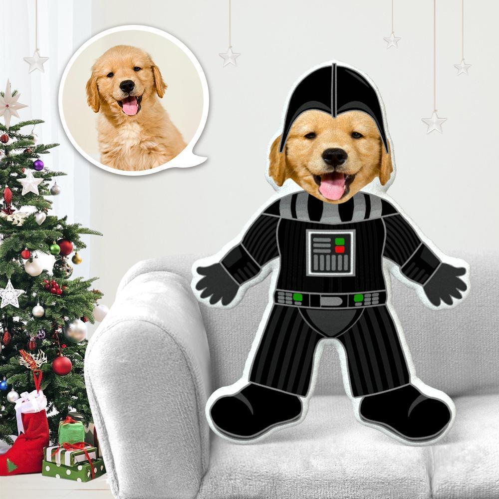 MiniMe Dog Costume Pillow Doll Dog Photo Pillow Dog Face Pillow Personalised Dog Pillow Custom Dog Pillow Dog Picture Pillow Dark Vader Costume