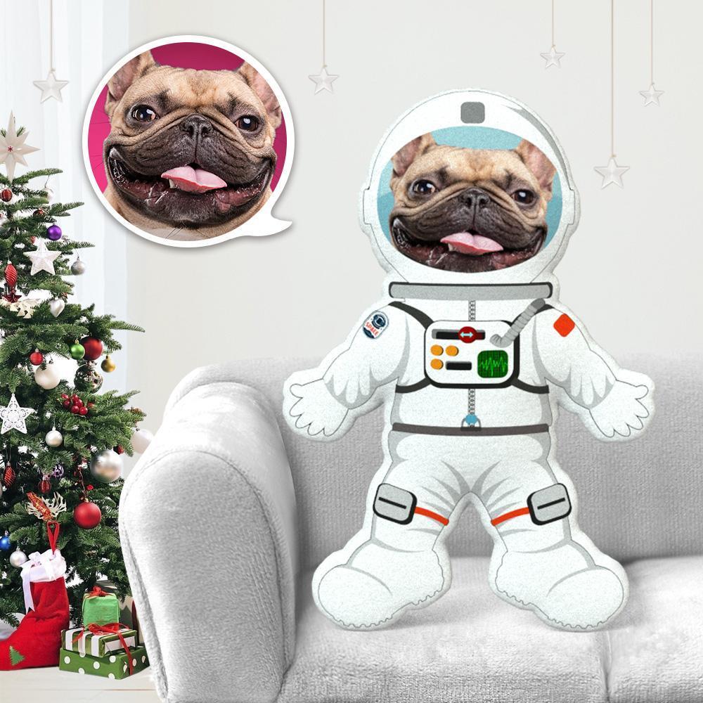 MiniMe Dog Costume Pillow Doll Dog Photo Pillow Dog Face Pillow Personalised Dog Pillow Custom Dog Pillow Dog Picture Pillow Astronaut Costume