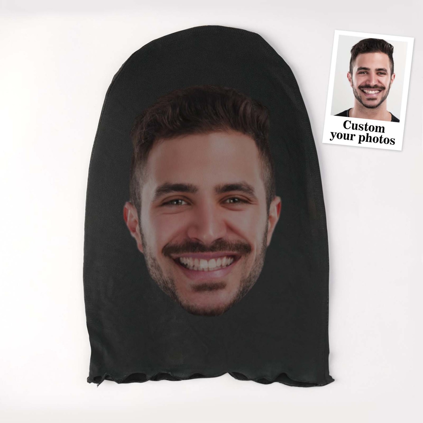 Custom Face 3D Spoof Mask Personalized Cosplay Funny Mask Performance Mask for Party Halloween Gifts - auphotoblanket