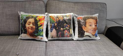 Full Printing Reversible Sequin Mermaid Pillow Case Only