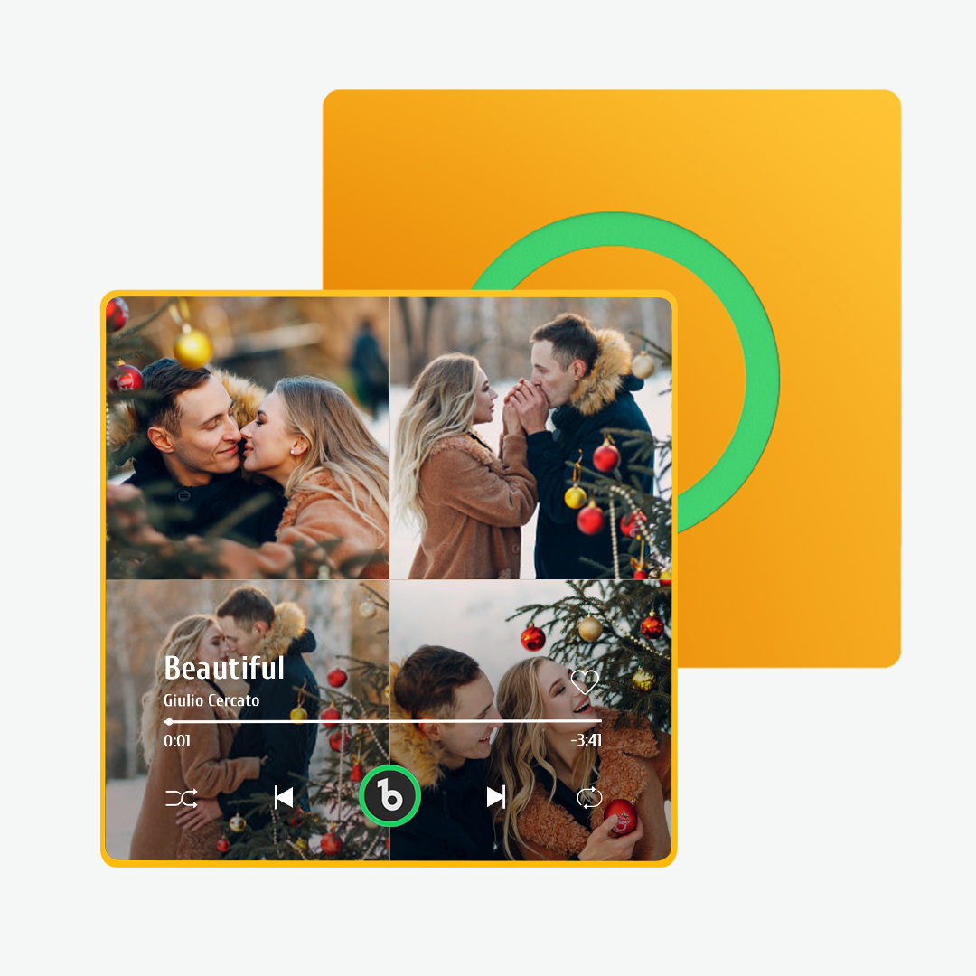 Custom Music Fridge Magnet with Colorful Frame Personalized Album Fridge Magnet That Can Be Played Song Christmas Gift - auphotoblanket