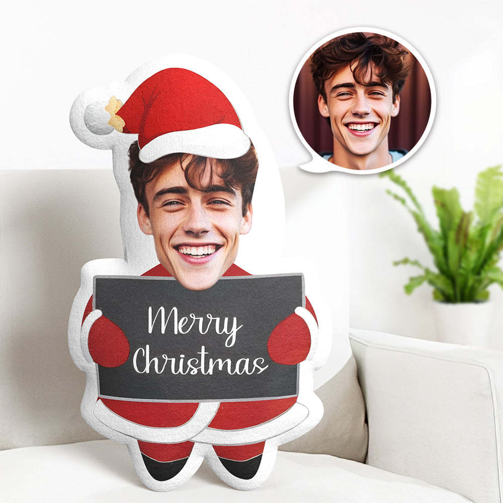 Custom Pillow Face Body Pillow Christmas Is Here Pillow Personalized Christmas Gifts - auphotoblanket