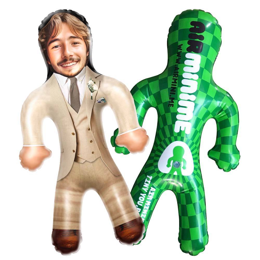Personalized Groom Blow Up Dolls Inflatable Doll for Funny Wedding Gifts - auphotoblanket