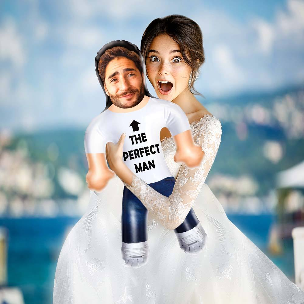 Custom Air Minime Doll Funny Man Blow Up Dolls for Him - THE PERFECT MAN - auphotoblanket