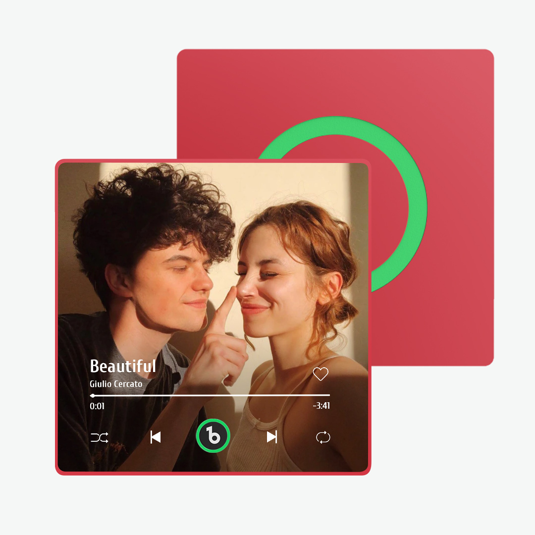 Custom Music Fridge Magnet Personalized New 4.0 Upgrade Photo Colorful Album Fridge Magnet Music Wall Photo Sticker That Can Be Played - auphotoblanket