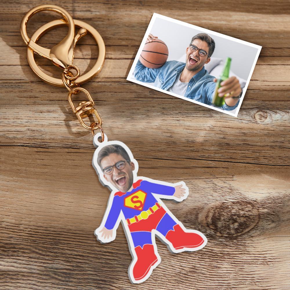 Custom Acrylic Minime Keychain With My Face Photo