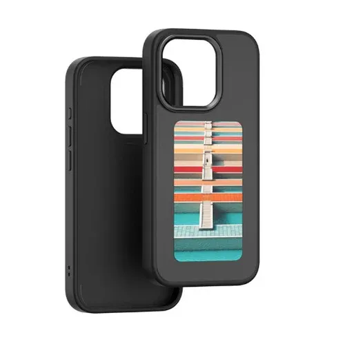Personalized Custom Phone Case with E Ink Display Special Gift Idea Unique DIY Design - auphotoblanket