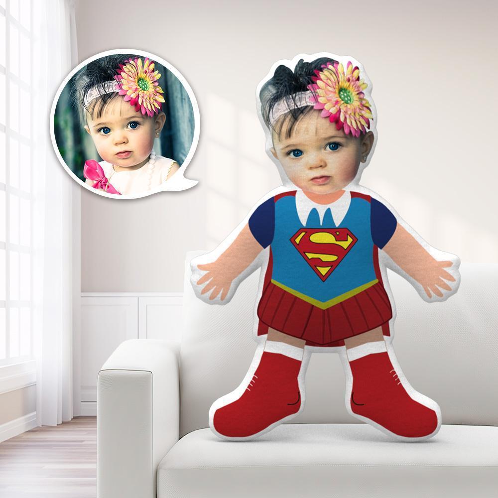 My Face Pillow Custom Pillow Face Body Pillow Personalised Photo Pillow Gift Pillow Toy Super Girl Throw Pillow MiniMe Pillow