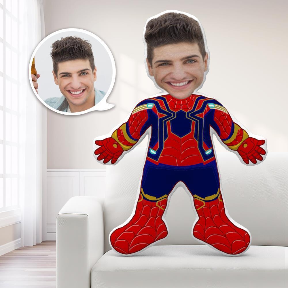 My Face Pillow Custom Pillow Face Body Pillow Personalised Photo Pillow Gift Pillow Toy Iron Spider Throw Pillow MiniMe Pillow