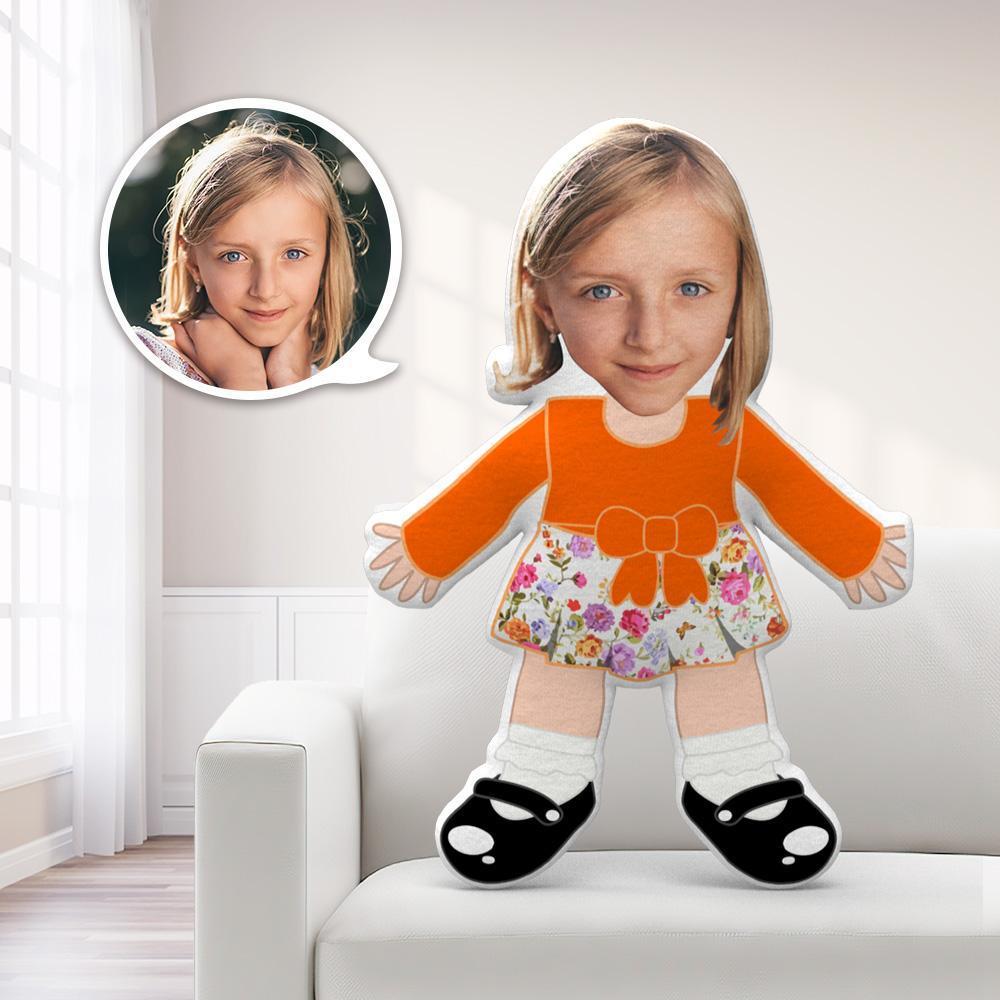 My Face Pillow Custom Pillow Face Body Pillow Personalised Photo Pillow Gift Pillow Toy Floral Skirt Throw Pillow MiniMe Pillow